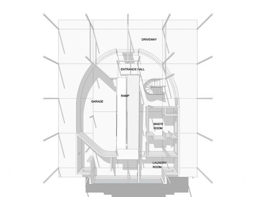 Villa-savoye-ground-floor-plan